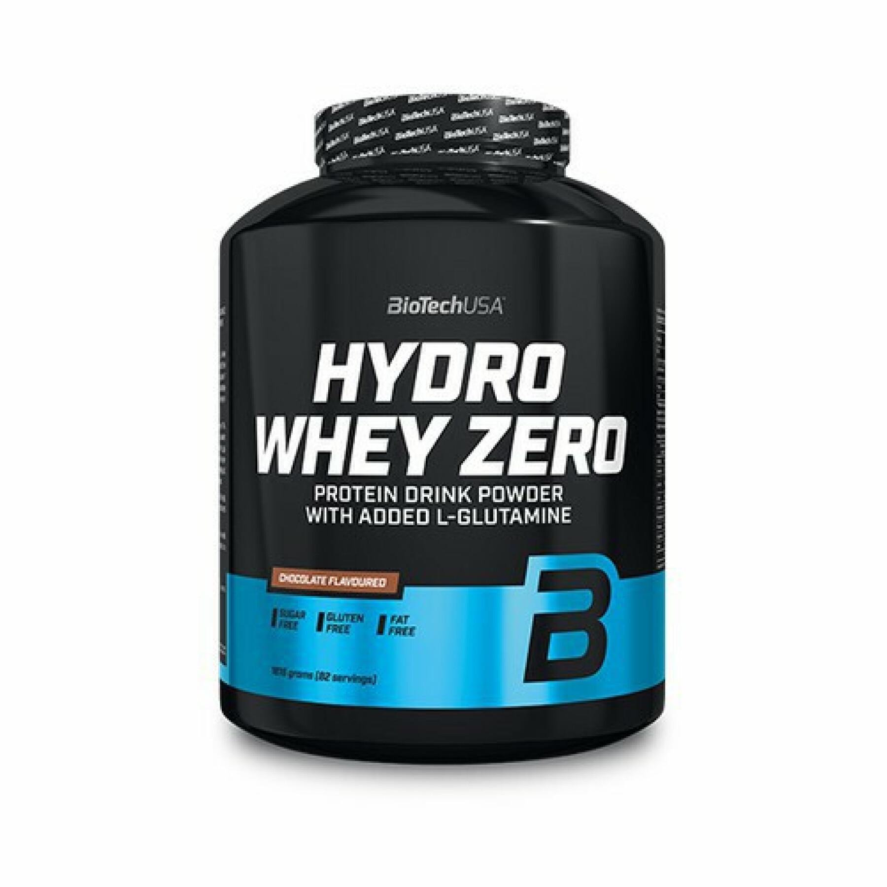 Confezione da 10 sacchetti di proteine Biotech USA hydro whey zero - Chocolate - 454g