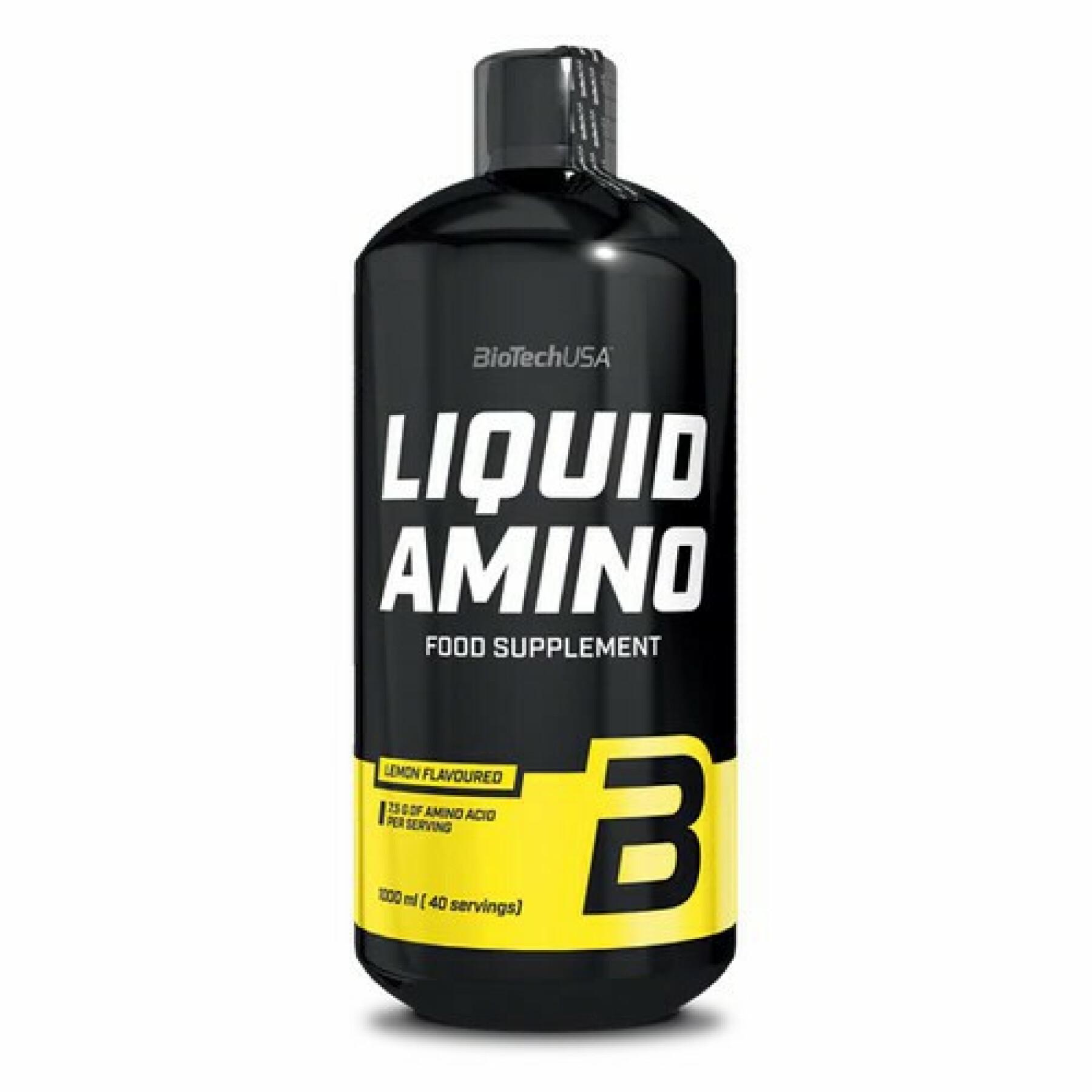 Confezione da 12 bottiglie di aminoacidi Biotech USA - Citron - 1l