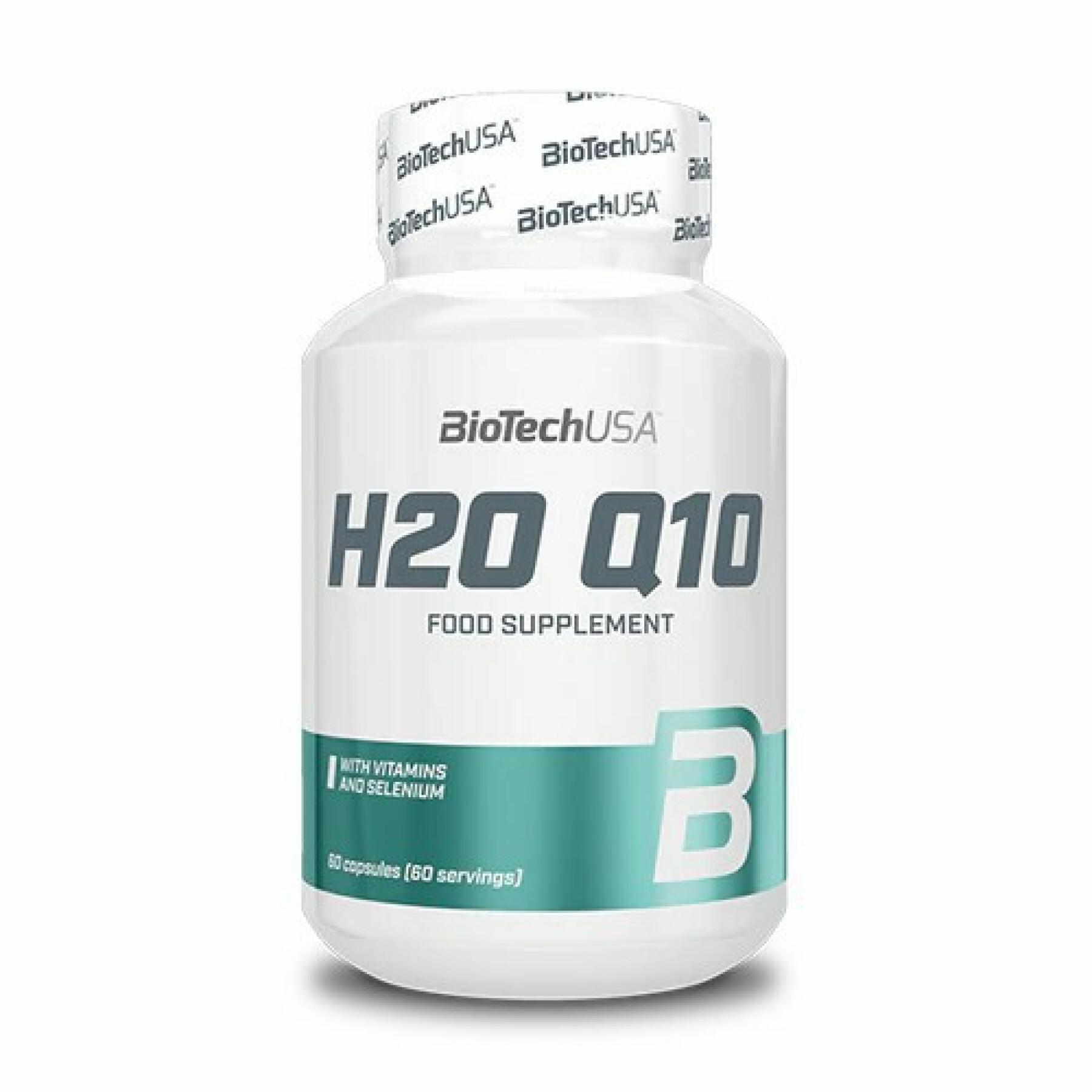 Confezione x 12 vitamina biotech USA h20 q10 - 60 Gélul
