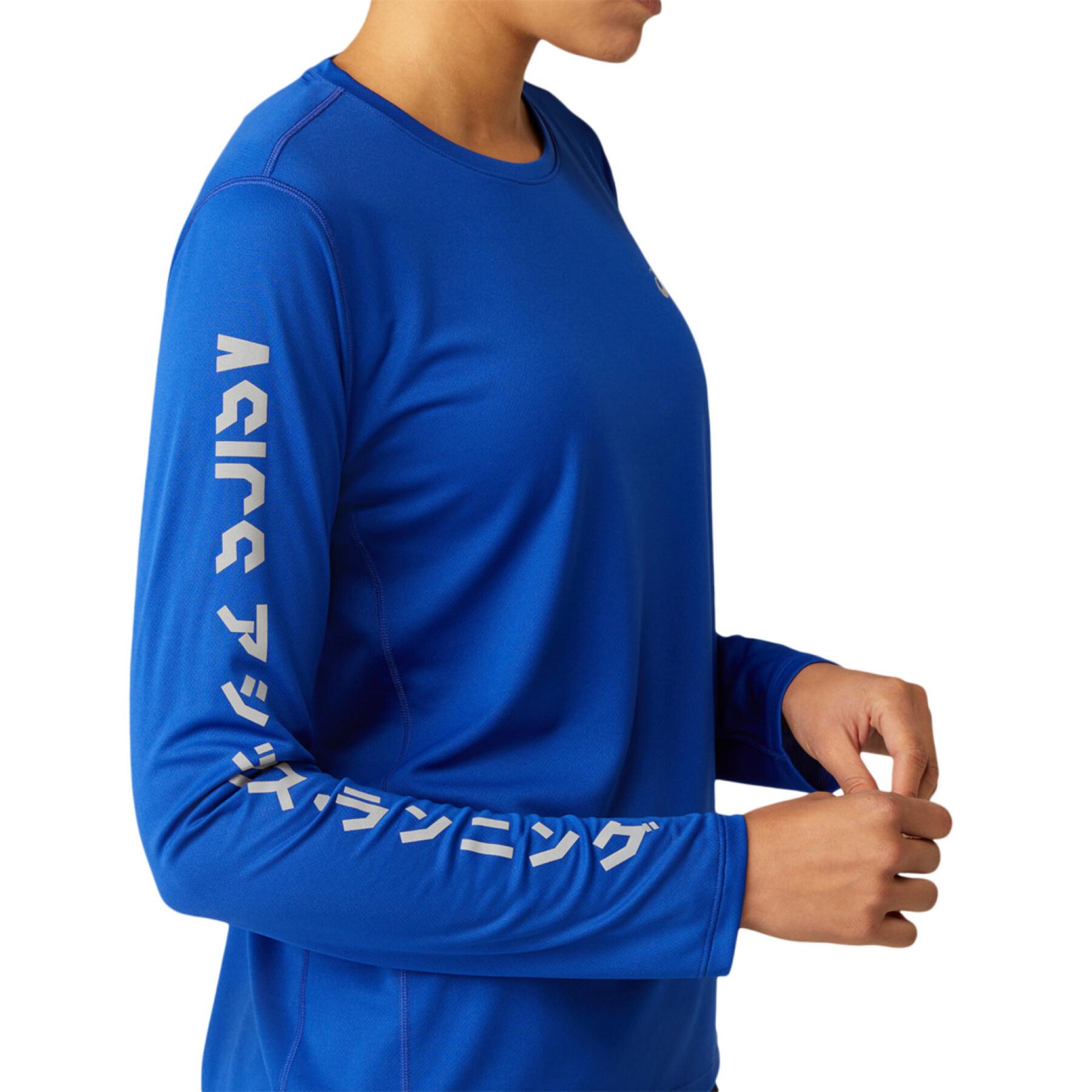 T-shirt maniche lunghe donna Asics Katakana lite-show