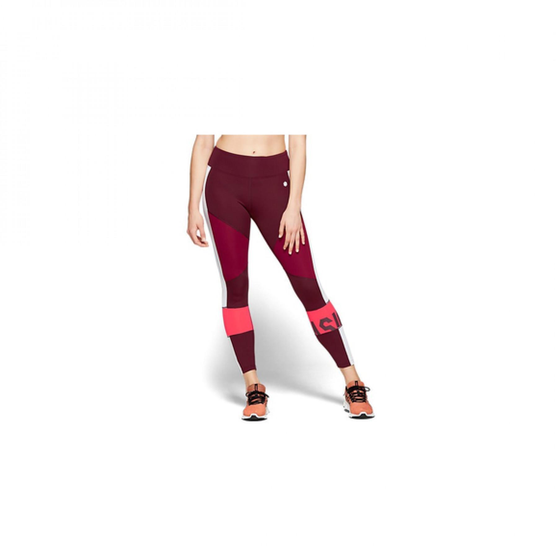 Pantaloni da donna Asics color block cropped 2