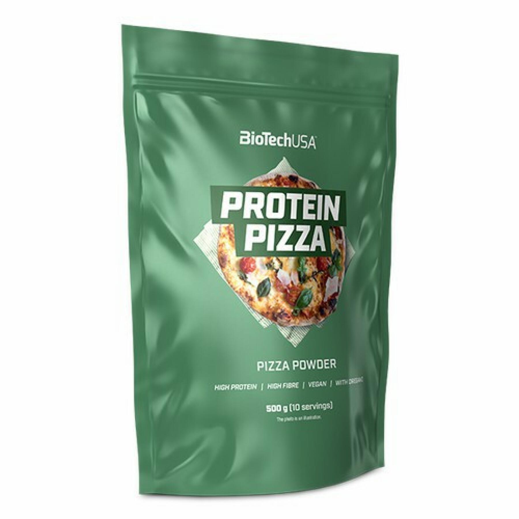 Confezione da 10 sacchetti di snack proteici alla pizza Biotech USA - Traditionnelle - 500g