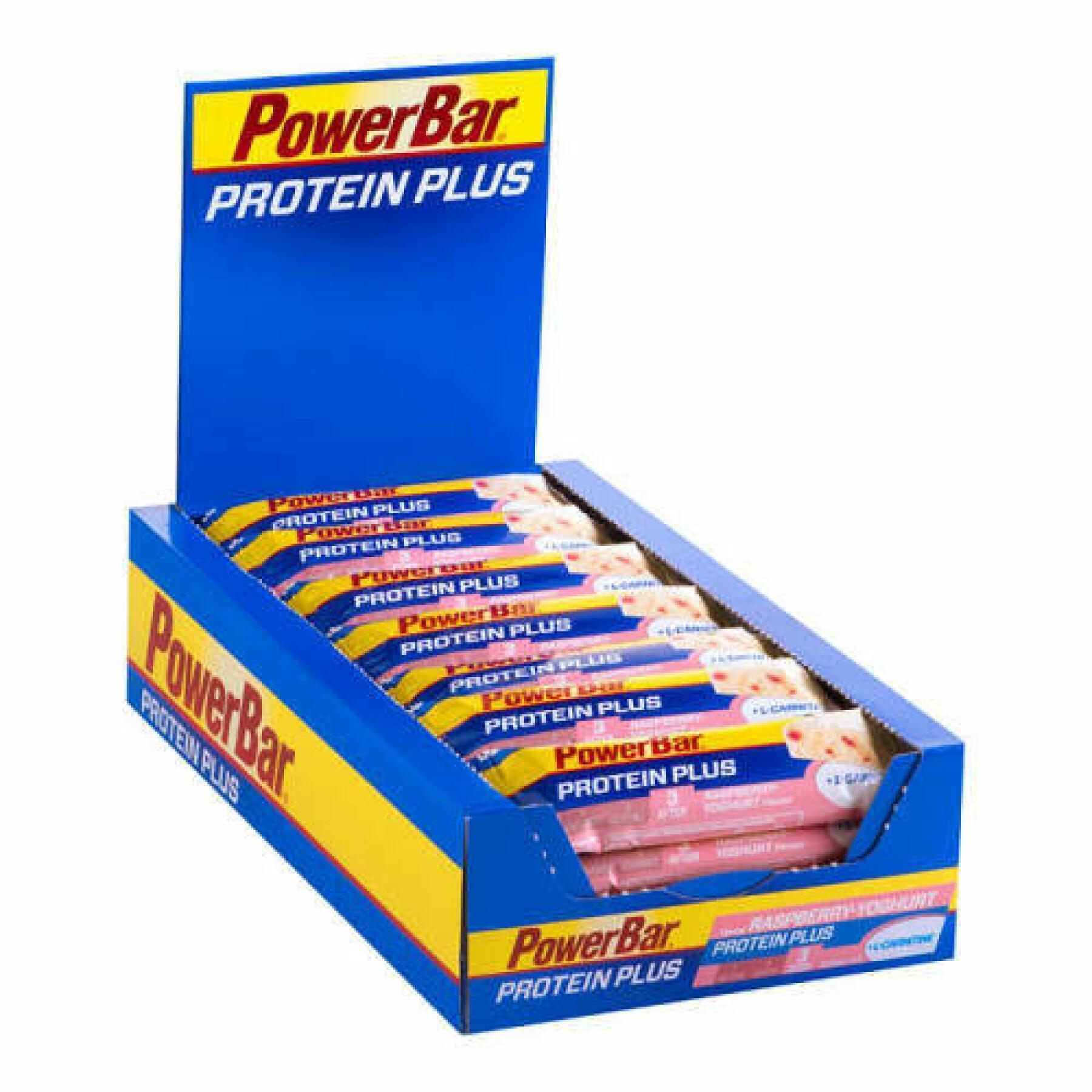 Confezione da 30 barrette PowerBar ProteinPlus L-Carnitin - Raspberry-Yoghurt