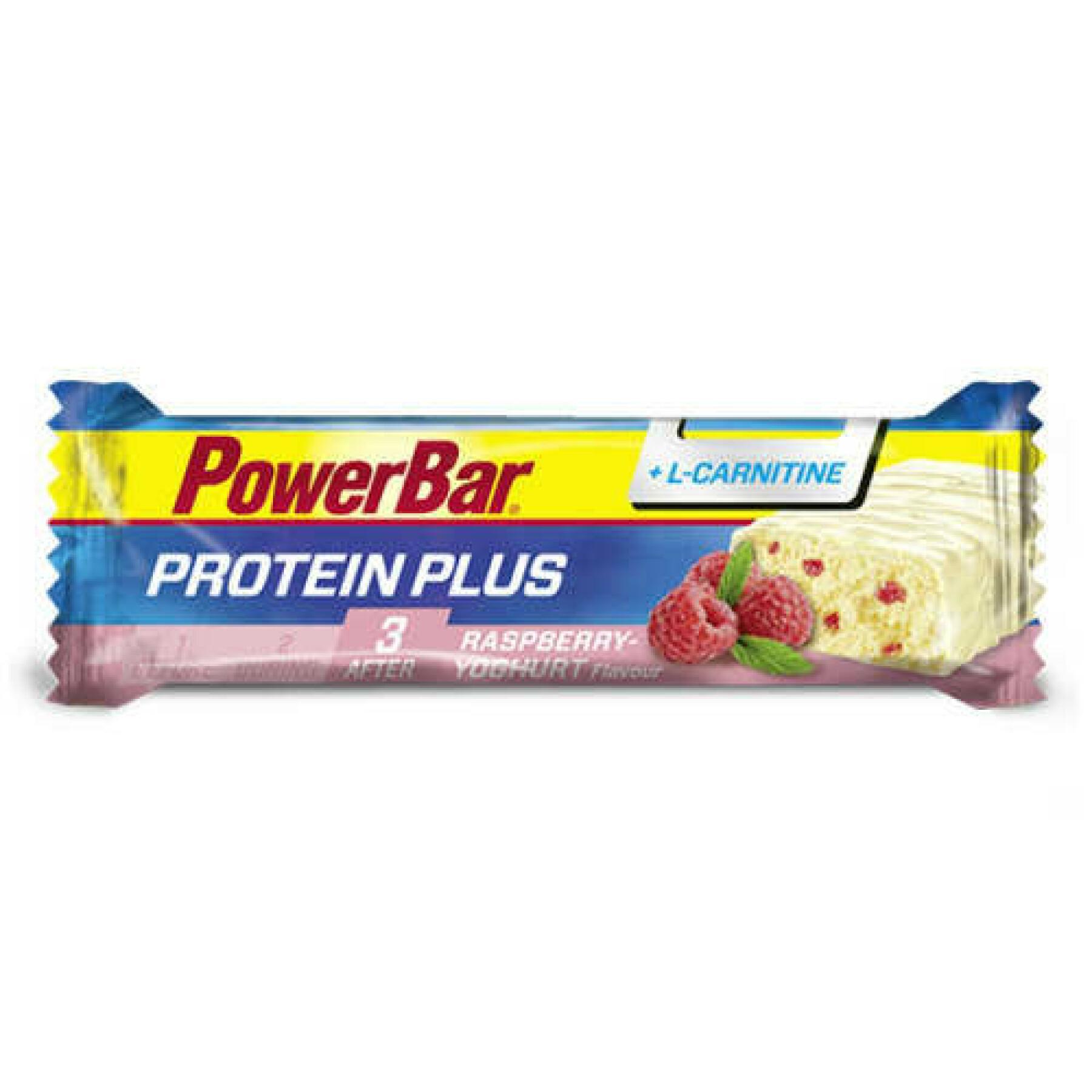 Confezione da 30 barrette PowerBar ProteinPlus L-Carnitin - Raspberry-Yoghurt
