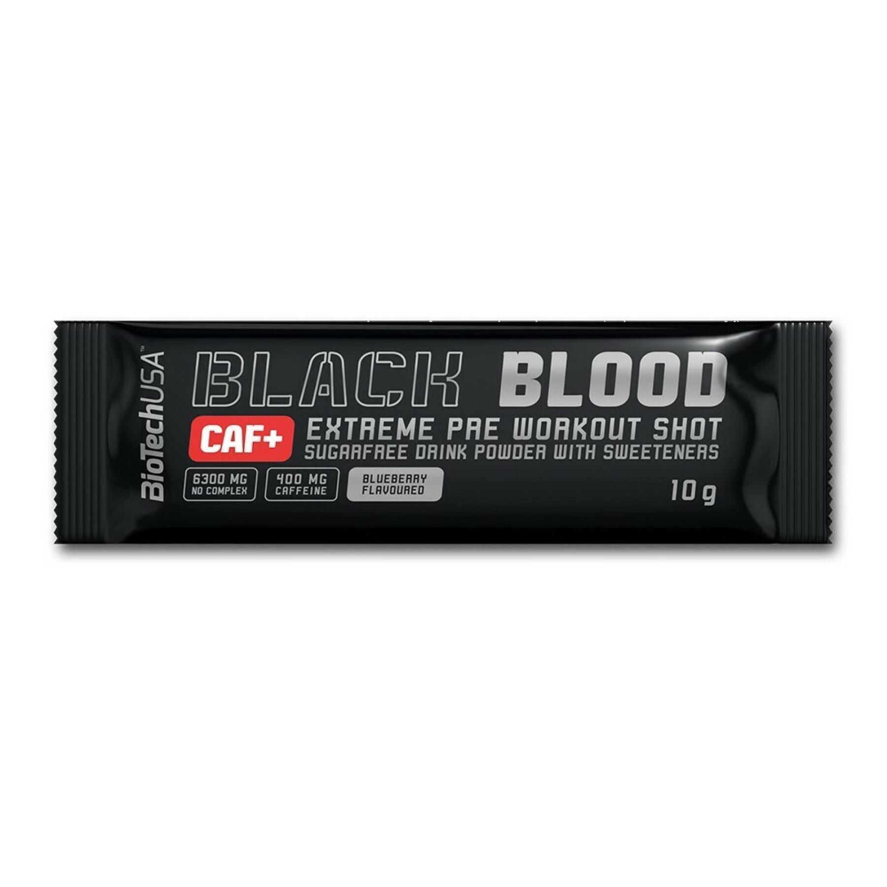 Confezione da 50 booster Biotech USA black blood caf + - Cola - 10g