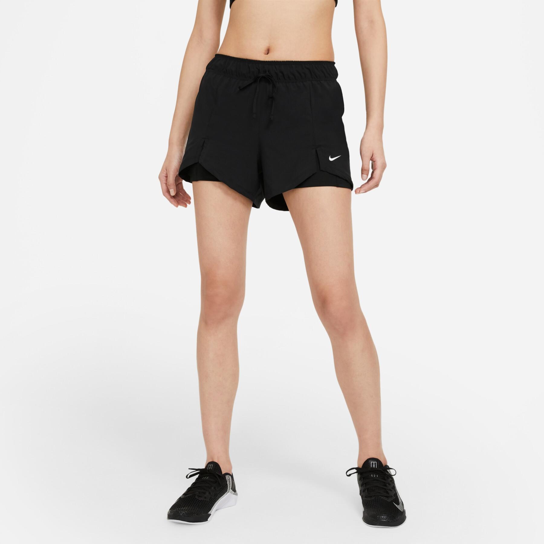 Pantaloncini da donna Nike flex essential 2-in-1