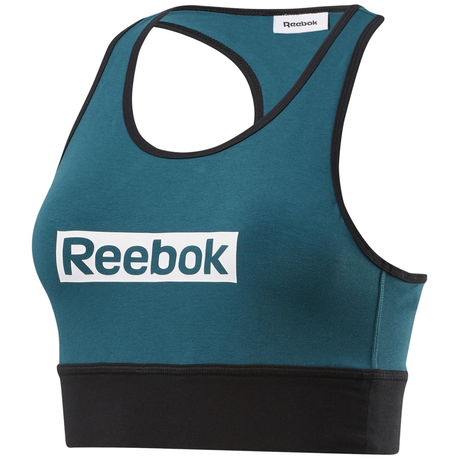 Reggiseno Reebok Logo Vertical Training Essentials