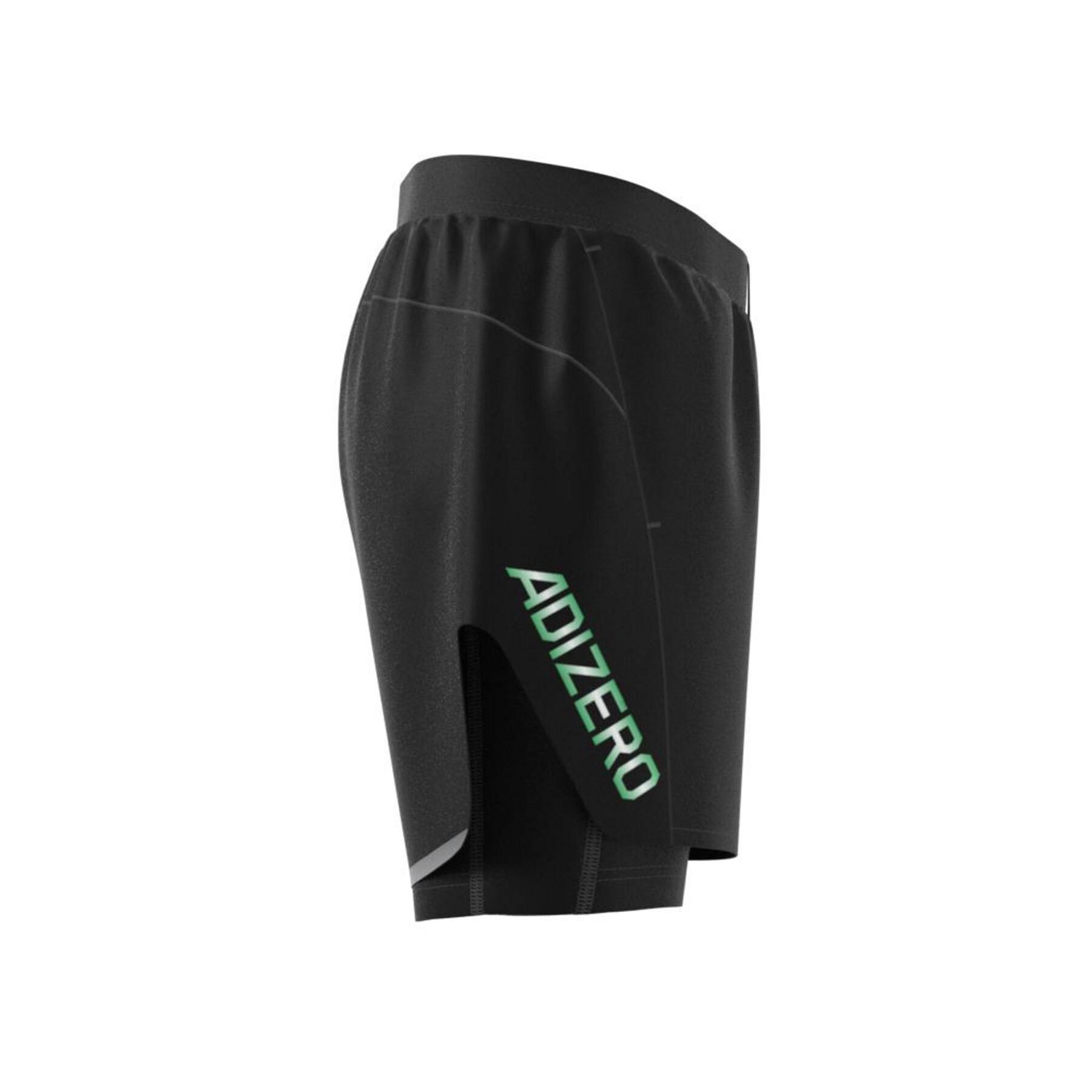 Pantaloncini adidas Adizero Two-in-One