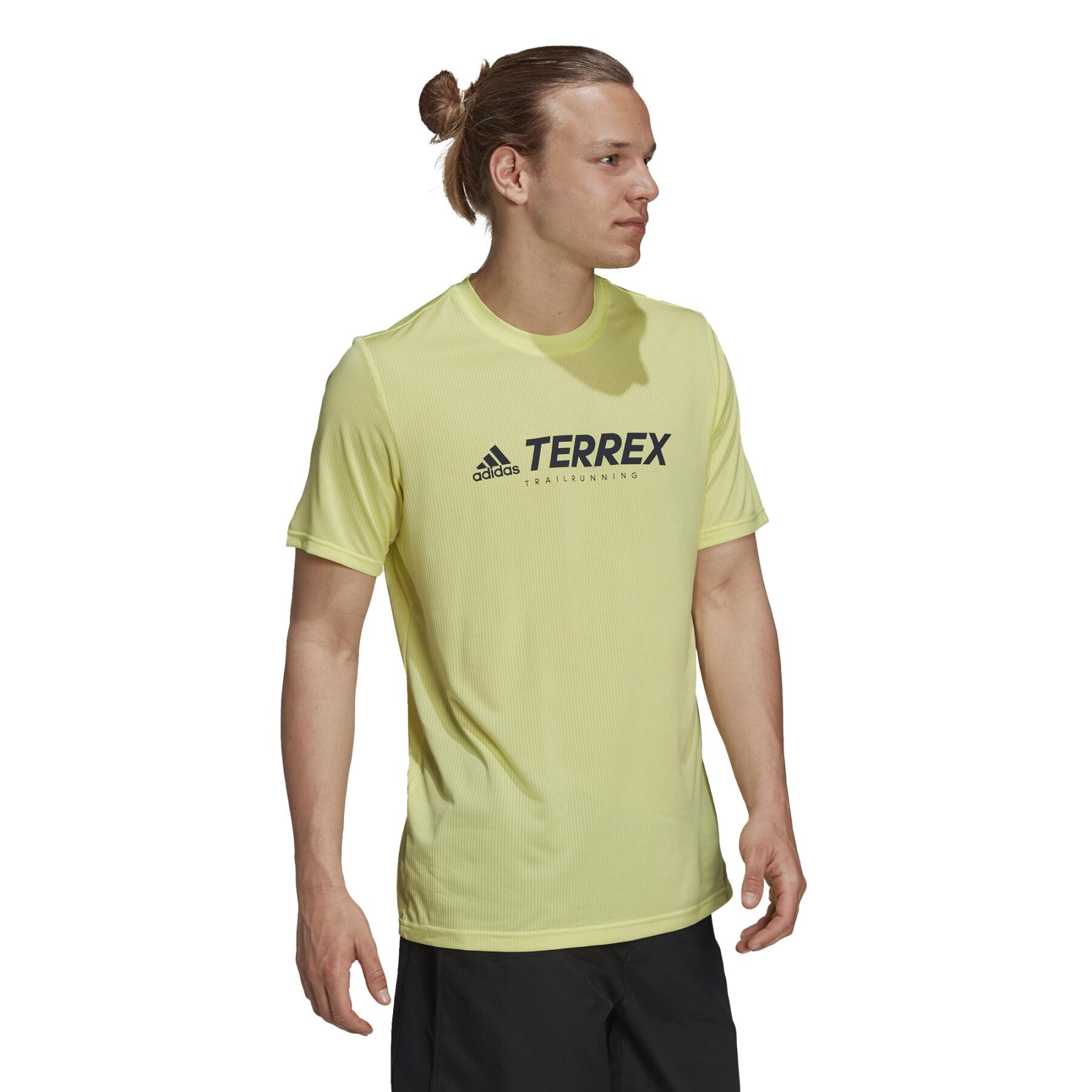 Maglietta adidas Terrex Primeblue Trail Functional Logo