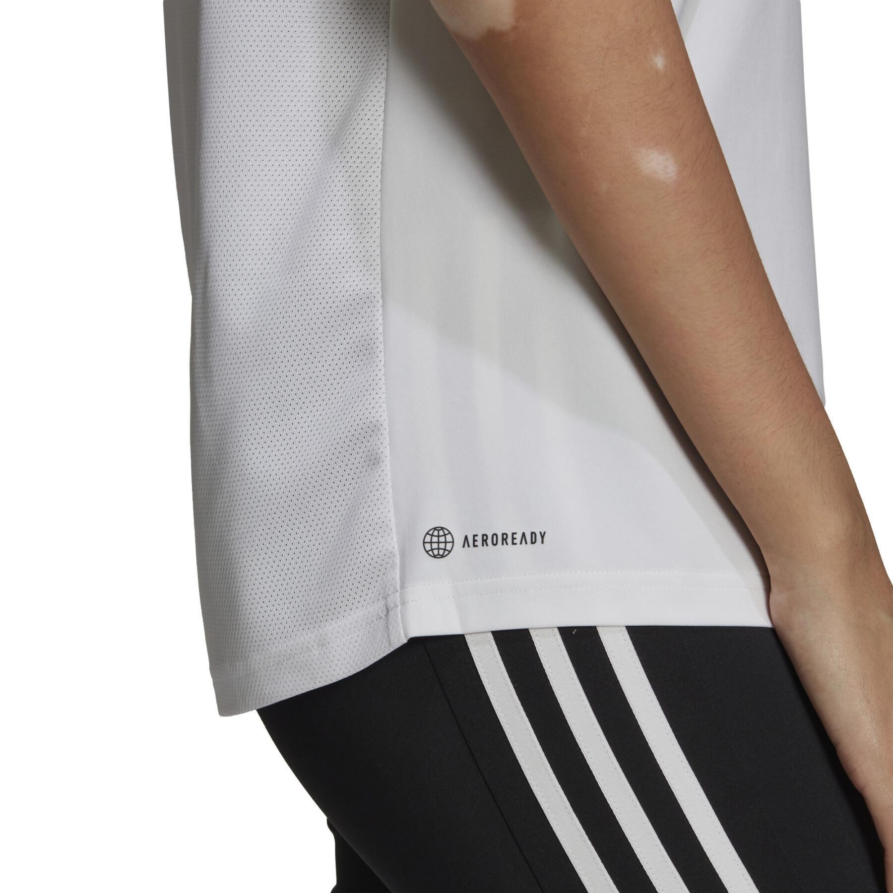 Maglietta da donna (maternità) adidas Designed To Move Colorblock Sport