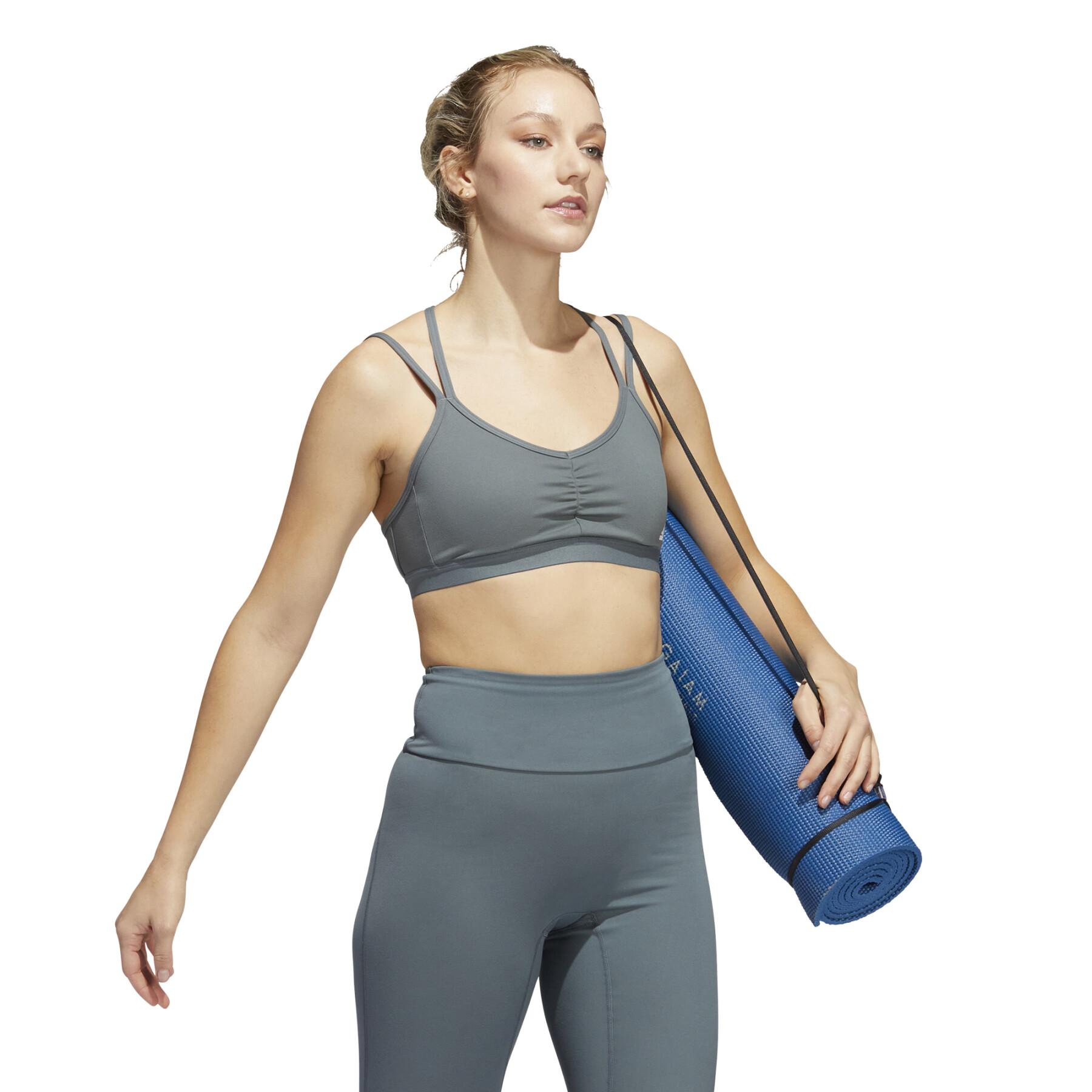 Reggiseno sportivo da donna Adidas Yoga Essentials Light Support