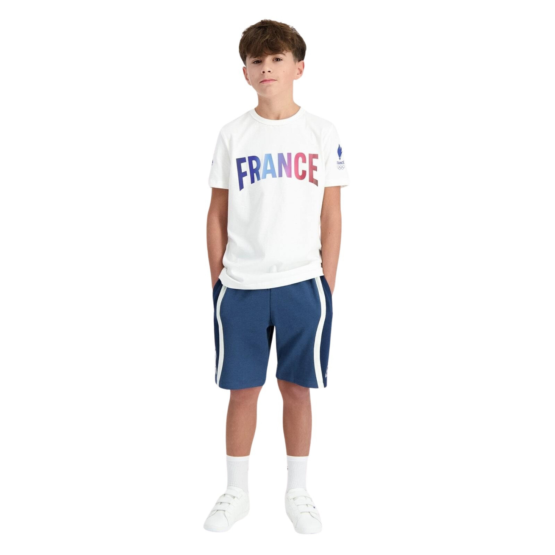 T-shirt  per bambini Le Coq Sportif Paris 2024 N° 1