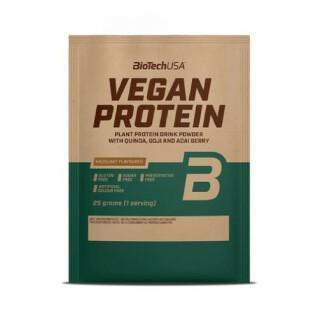 50 pacchetti di proteine vegane Biotech USA - Nocciola - 25g