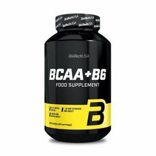 Vasetti di aminoacidi Biotech USA bcaa+b6 - 200 comp