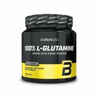 Confezione x 10 aminoacidi Biotech USA 100% l-glutamine - 500g