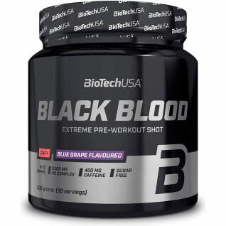 Confezione x 10 booster Biotech USA black blood caf + - Raisin bleu - 300g