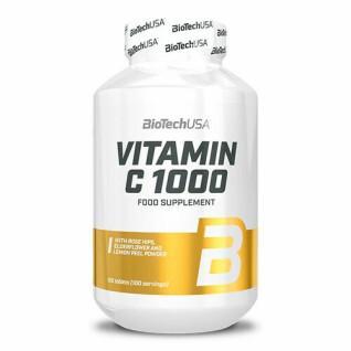 Confezione x 12 vitamina c Biotech USA 1000 bioflavonoïdes - 120 Comp