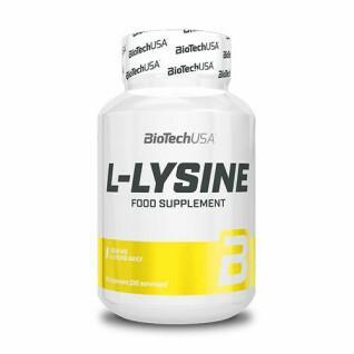 Confezione x 12 vitamina Biotech USA l-lysine - 90 Gélul