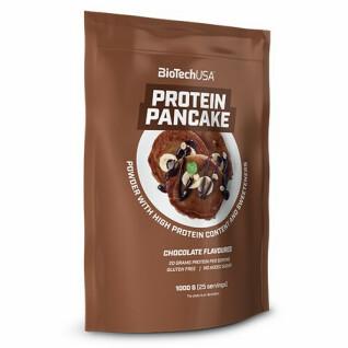 Sacchetti di snack proteici per pancake Biotech USA - Chocolate - 1kg (x10)