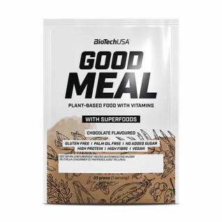 Confezione da 10 sacchetti di snack Biotech USAgood Meal - Chocolate - 1kg