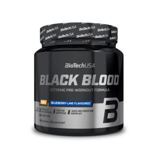 Confezione x 10 booster Biotech USA black blood nox + - Myrtille-lime - 330g