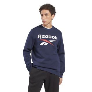 Felpa girocollo Reebok Identity Stacked Logo