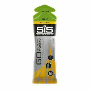 Confezione da 30 gel energetici Science in Sport Go Isotonic - Pomme - 60 ml