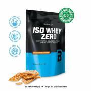 Confezione da 10 sacchetti di proteine Biotech USA iso whey zero lactose free - Caramello salato - 500g
