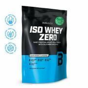 Confezione da 10 sacchetti di proteine Biotech USA iso whey zero lactose free - Black Biscuit - 500g
