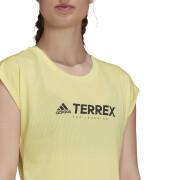 Maglietta da donna adidas Terrex Primeblue Trail Functional Logo