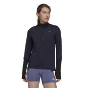 Felpa donna adidas COLD.RDY Running Cover-Up